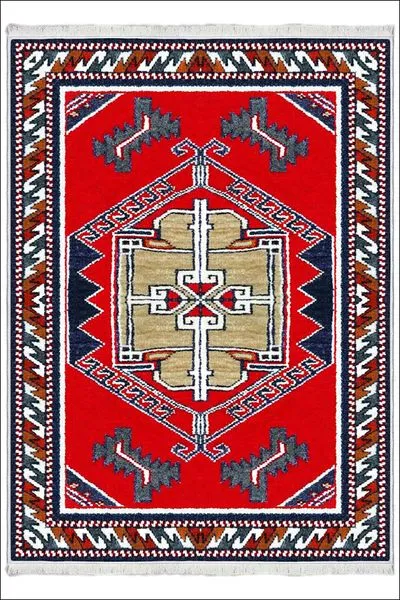 Kaymaz Taban Yıkanabilir Modern Kilim Salon Halısı Mutfak Halısı FM-2433