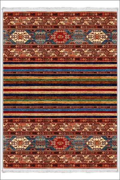 Kaymaz Taban Yıkanabilir Modern Kilim Salon Halısı Mutfak Halısı FM-2533