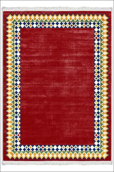 Kaymaz Taban Yıkanabilir Modern Kilim Salon Halısı Mutfak Halısı FM-2709