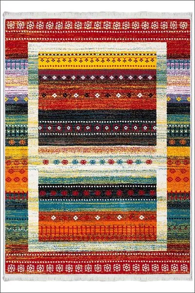Kaymaz Taban Yıkanabilir Modern Kilim Salon Halısı Mutfak Halısı K-263
