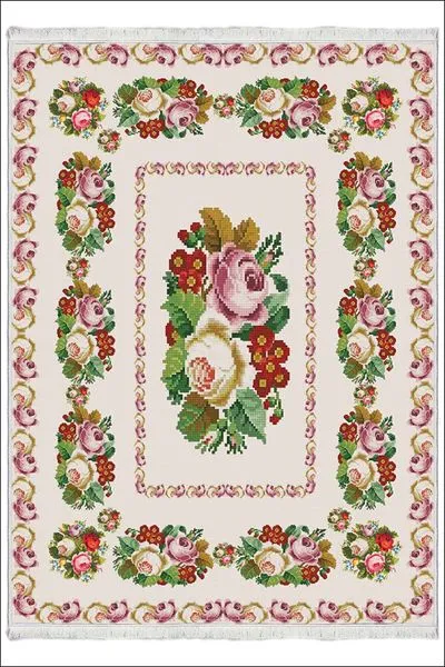 Kaymaz Taban Yıkanabilir Modern Kilim Salon Halısı Mutfak Halısı S-16-karabağ