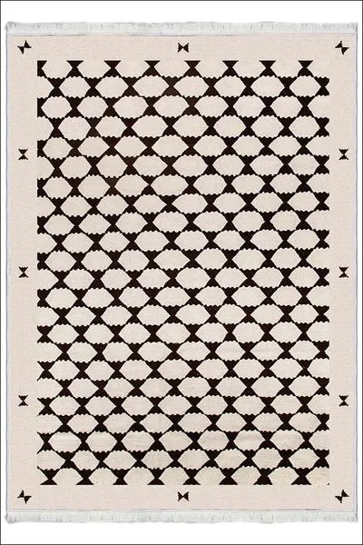Kaymaz Taban Yıkanabilir Modern Kilim Salon Halısı Mutfak Halısı S-55