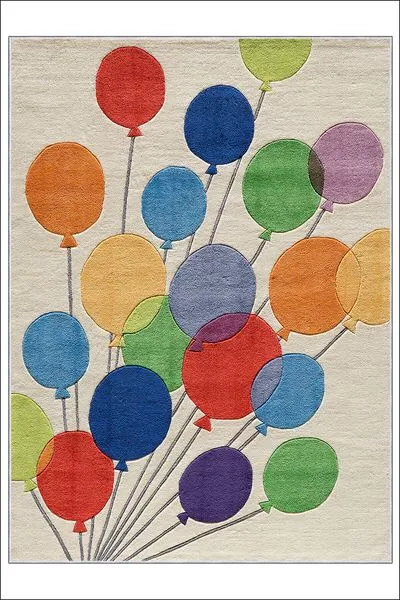 Antibakteriyel Çocuk Odası Halısı Kaymaz Taban Makinede Yıkanabilir Halı B-461