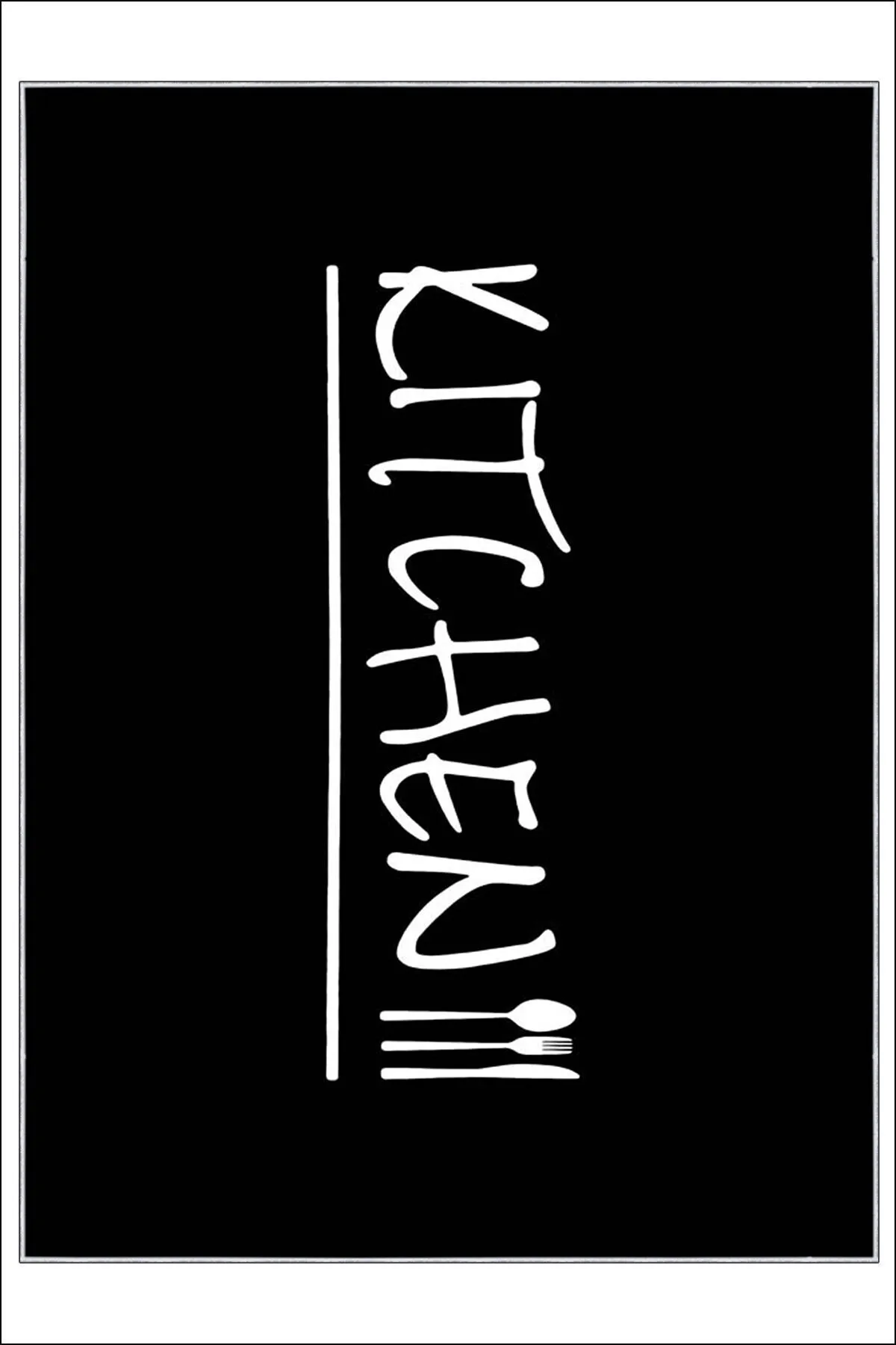Makinede Yıkanabilir Mutfak Halısı Kaymaz Taban Antibakteriyel Halı KITCHEN-09