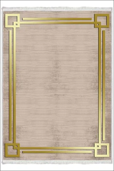 Makinede Yıkanabilir Oturma Odası Halısı Kaymaz Taban Halı MS-70