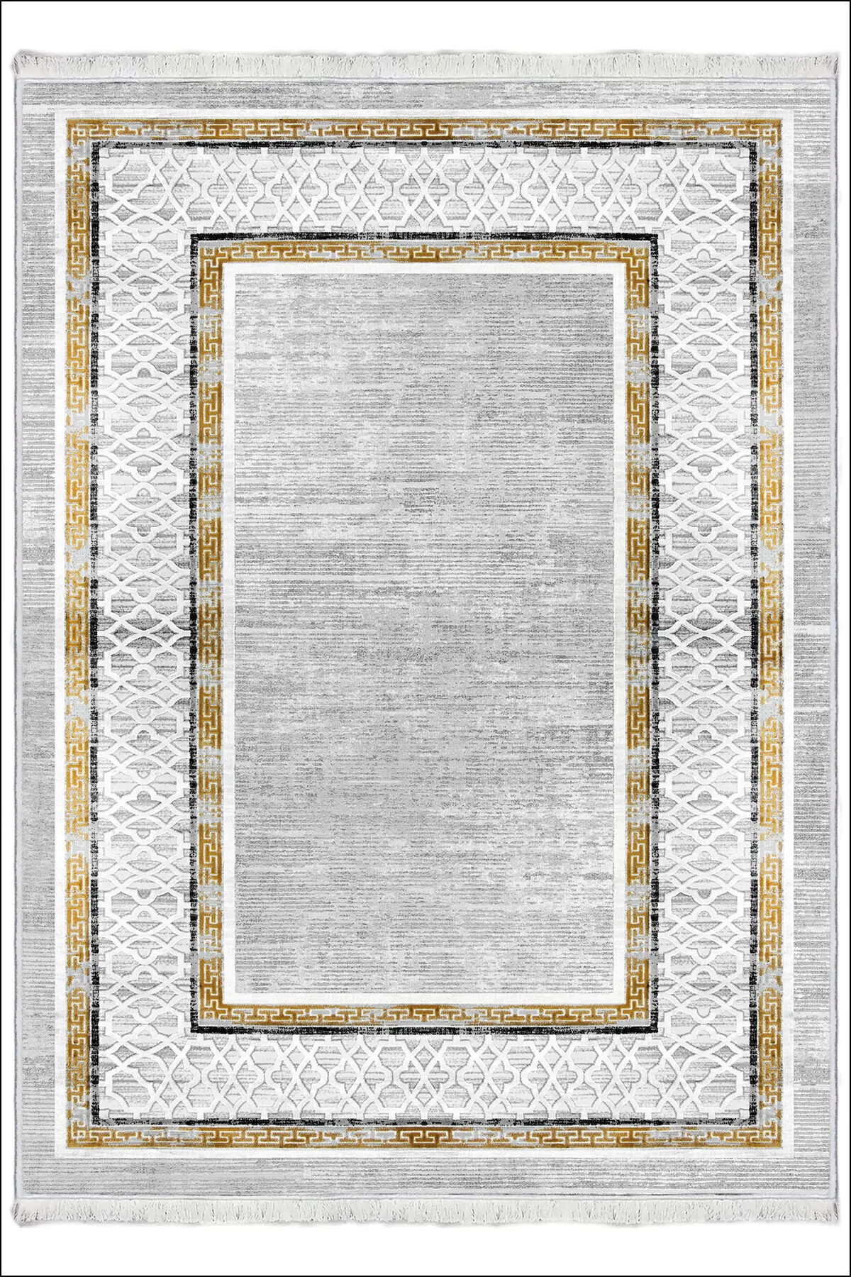 Makinede Yıkanabilir Oturma Odası Halısı Kaymaz Taban Halı MS-398