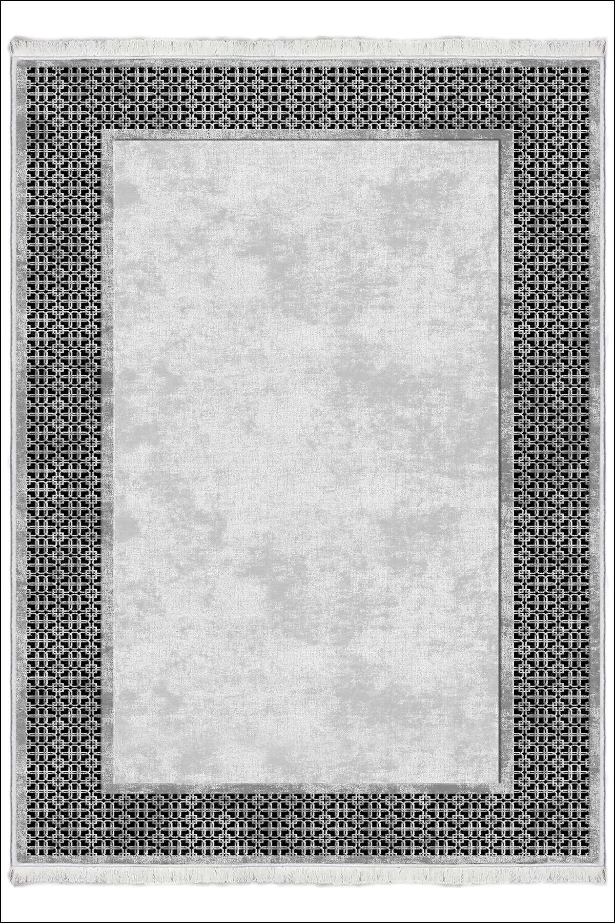 Makinede Yıkanabilir Oturma Odası Halısı Kaymaz Taban Halı MS-2122