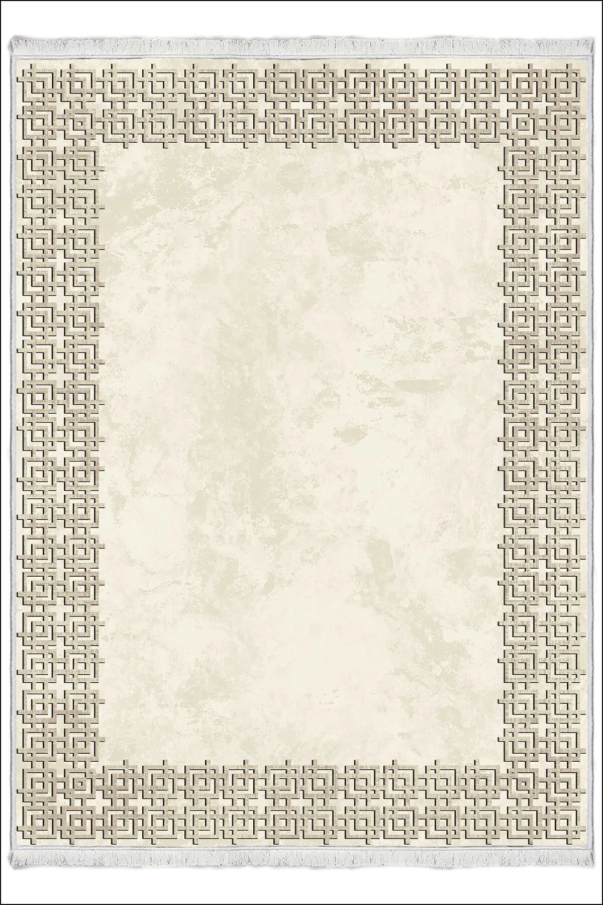 Makinede Yıkanabilir Oturma Odası Halısı Kaymaz Taban Halı MS-2256